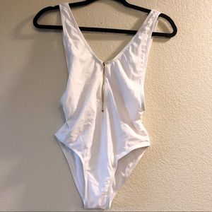 front zipper swimsuit